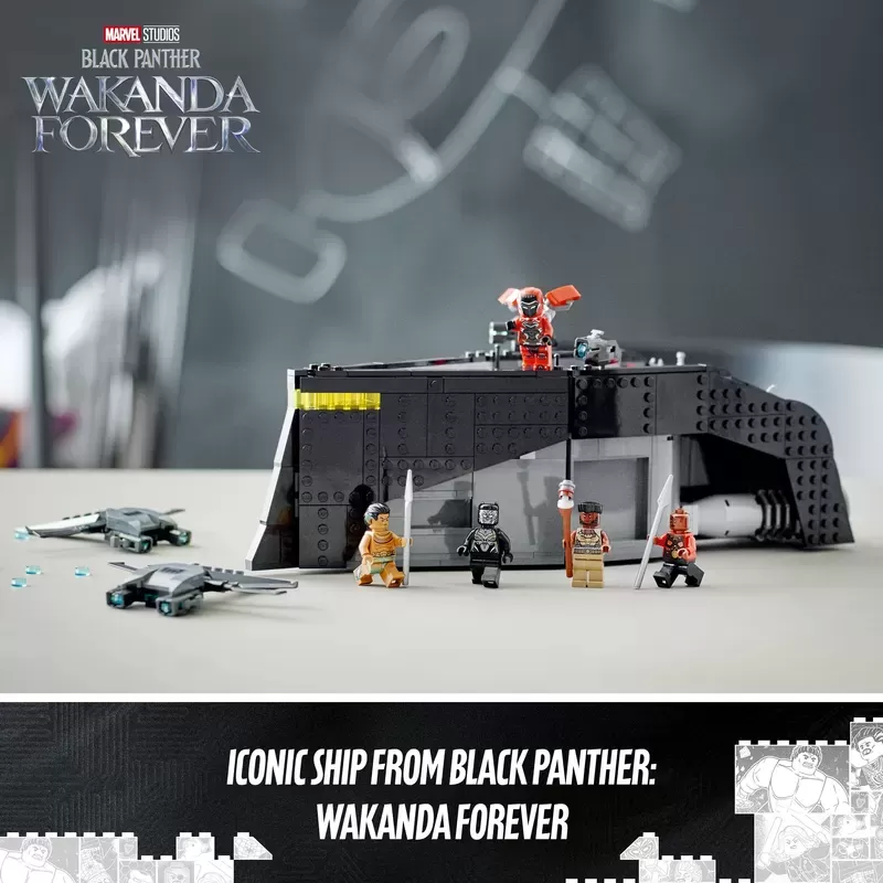 76214 SUPER HEROES BLANK PANTHER WAR ON THE WATER