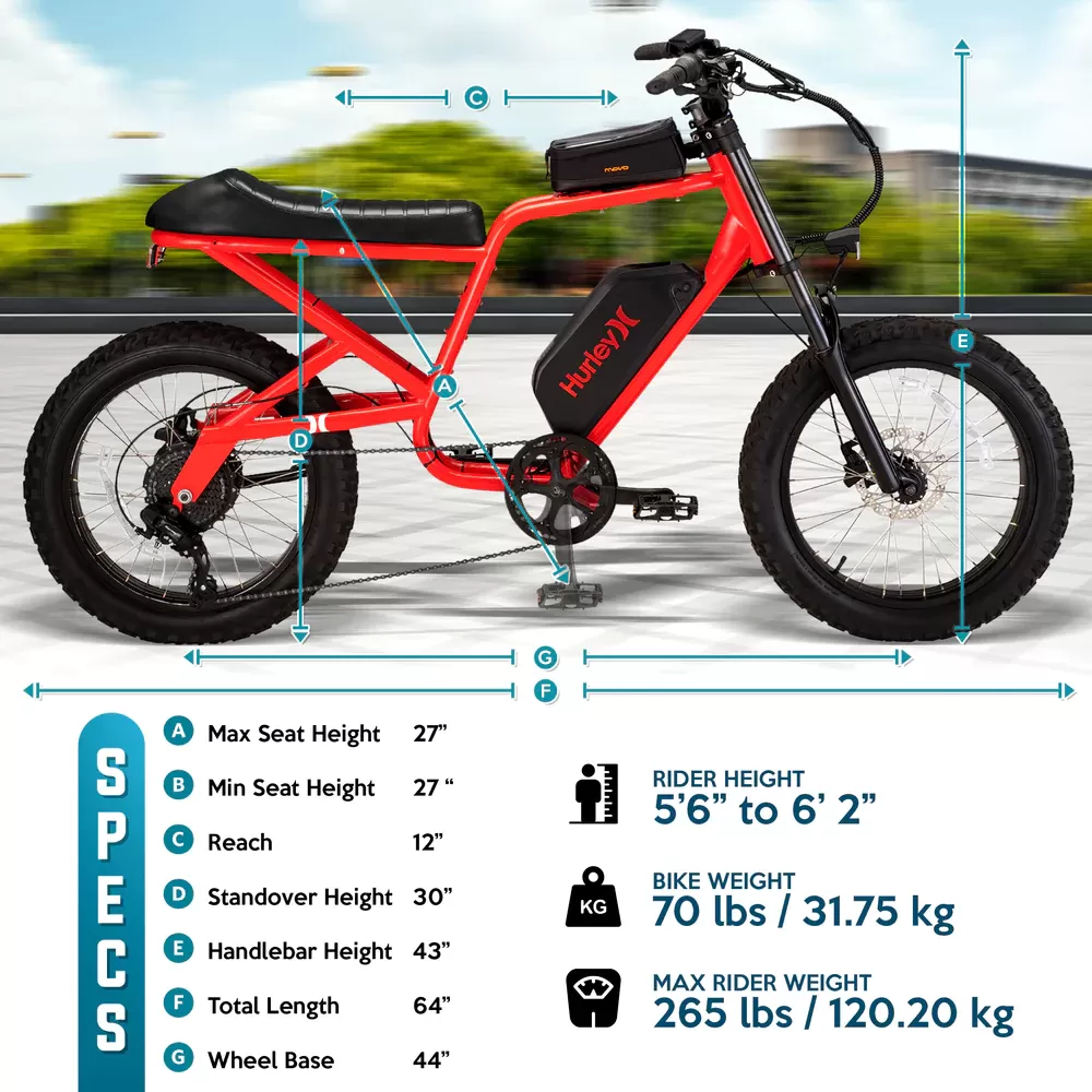 Ebiketurbo X Nike Joint Cooperation 48V 15Ah 1000W Motor 8-speed transmission shifter