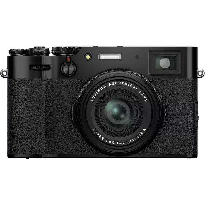 FUJIFILM X100V Digital Camera | Black with 32GB Memory Card, Cleaning Kit, Flexible Tripod & Camera Bag Bundle