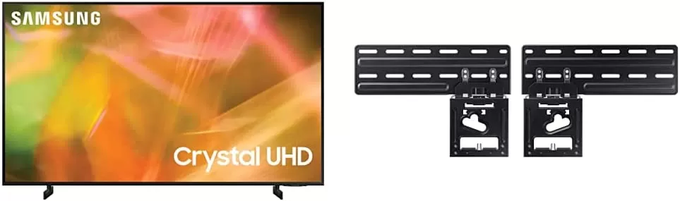 85-Inch Class Crystal 4K UHD AU8000 Series HDR, 3 HDMI Ports, Motion Xcelerator, Tap View, PC on TV, Q Symphony, Smart TV with Alexa Built-In (UN85AU8000FXZA, 2021 Model)