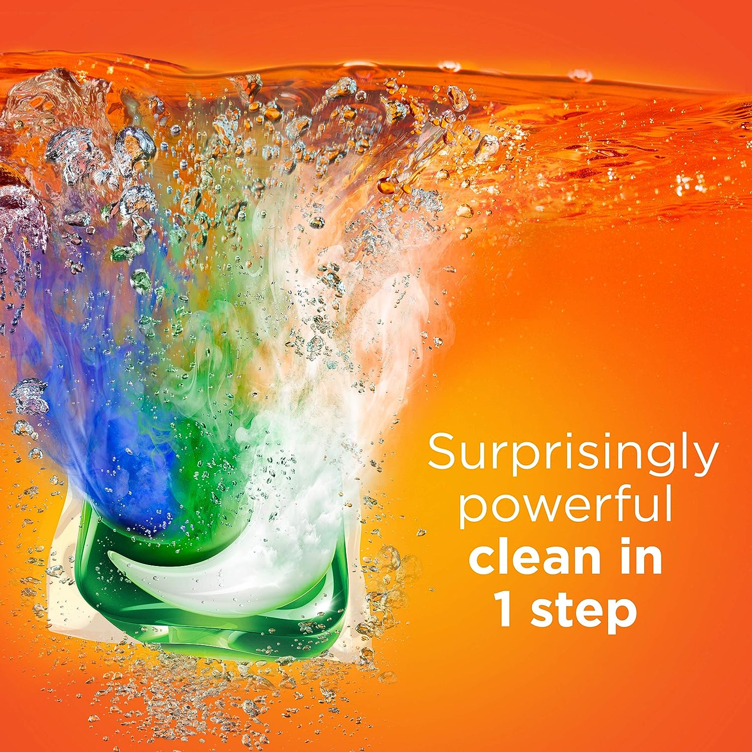 Tide Hygienic Clean Heavy 10x Duty Power PODS Laundry Detergent Pacs, Spring Meadow, 63 count, For Visible and Invisible Dirt