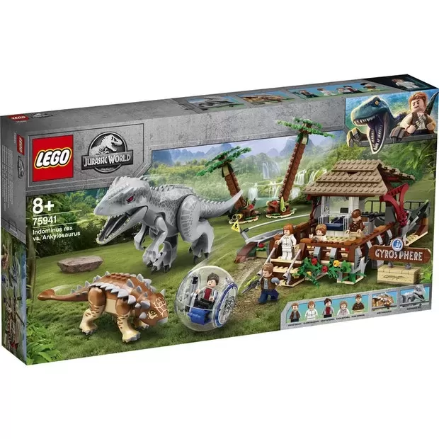 75941 JURASSIC WORLD INDOMINUS REX VS. ANKYLOSAURUS