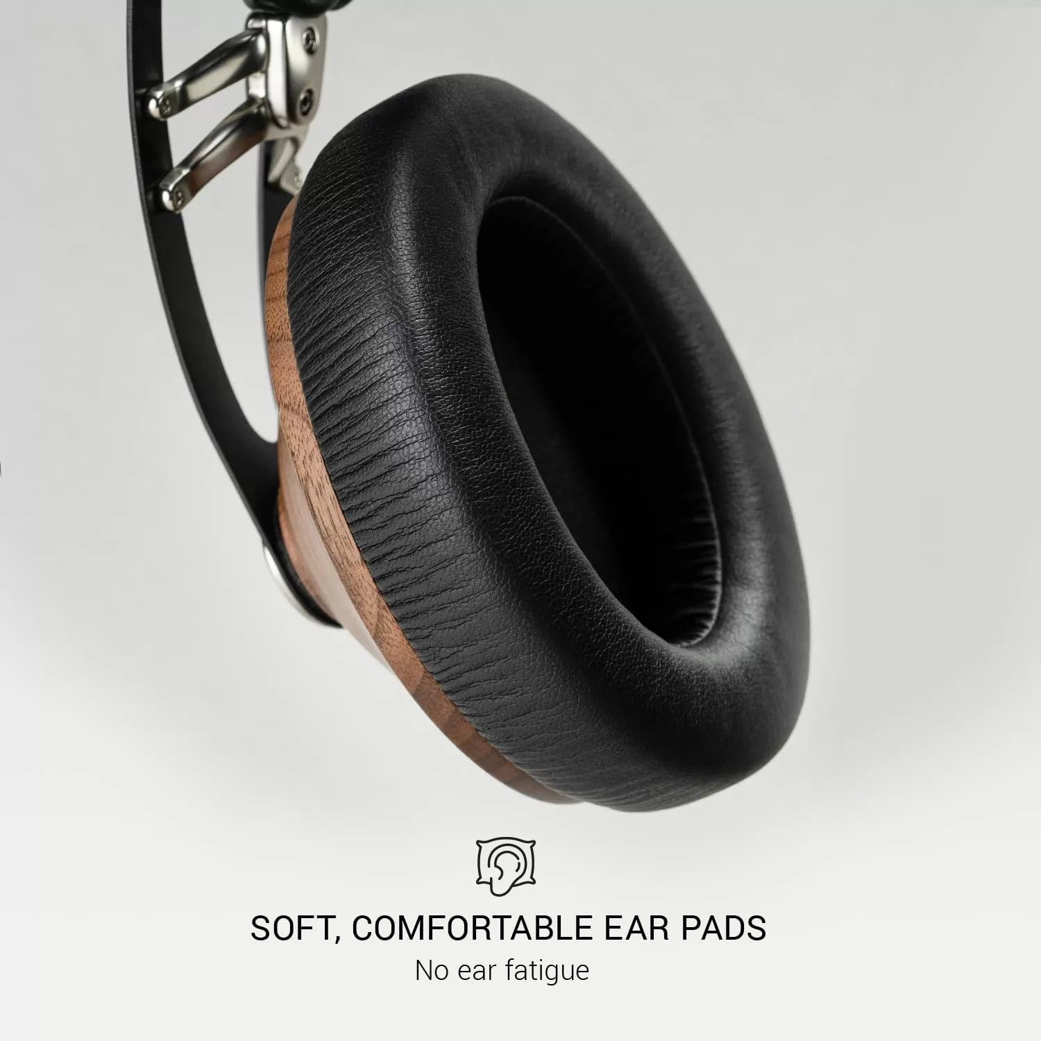 Meze 99 Classics Walnut Gold | Wired Wooden Closed-Back Headset for Audiophiles | Over-Ear Headphones with Mic and Self Adjustable Headband