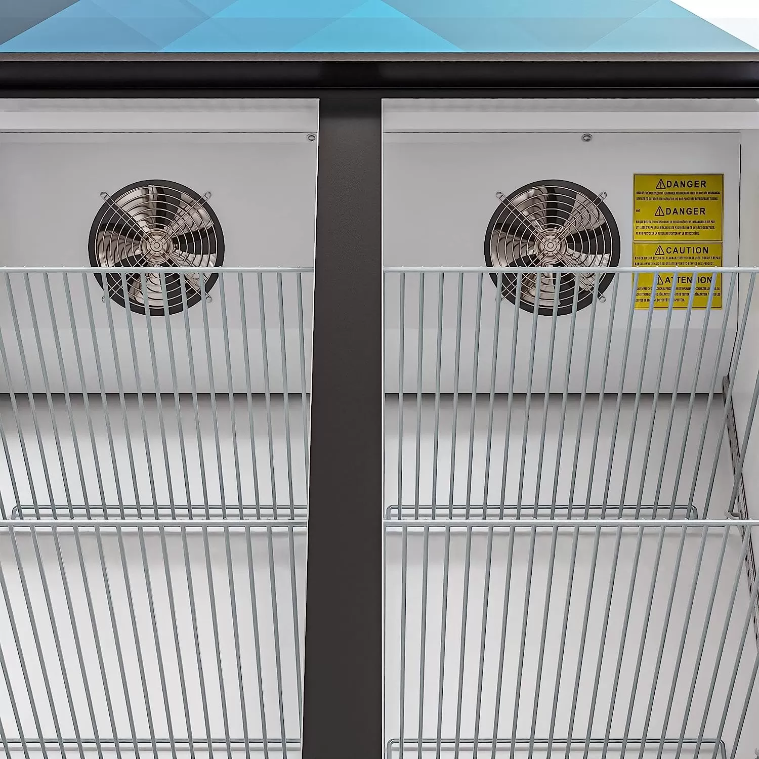 KoolMore Commercial One Glass Door Display Upright Beverage Refrigerator Cooler Merchandiser - 12 Cu. Ft [Black] (MDR-1GD-12C)