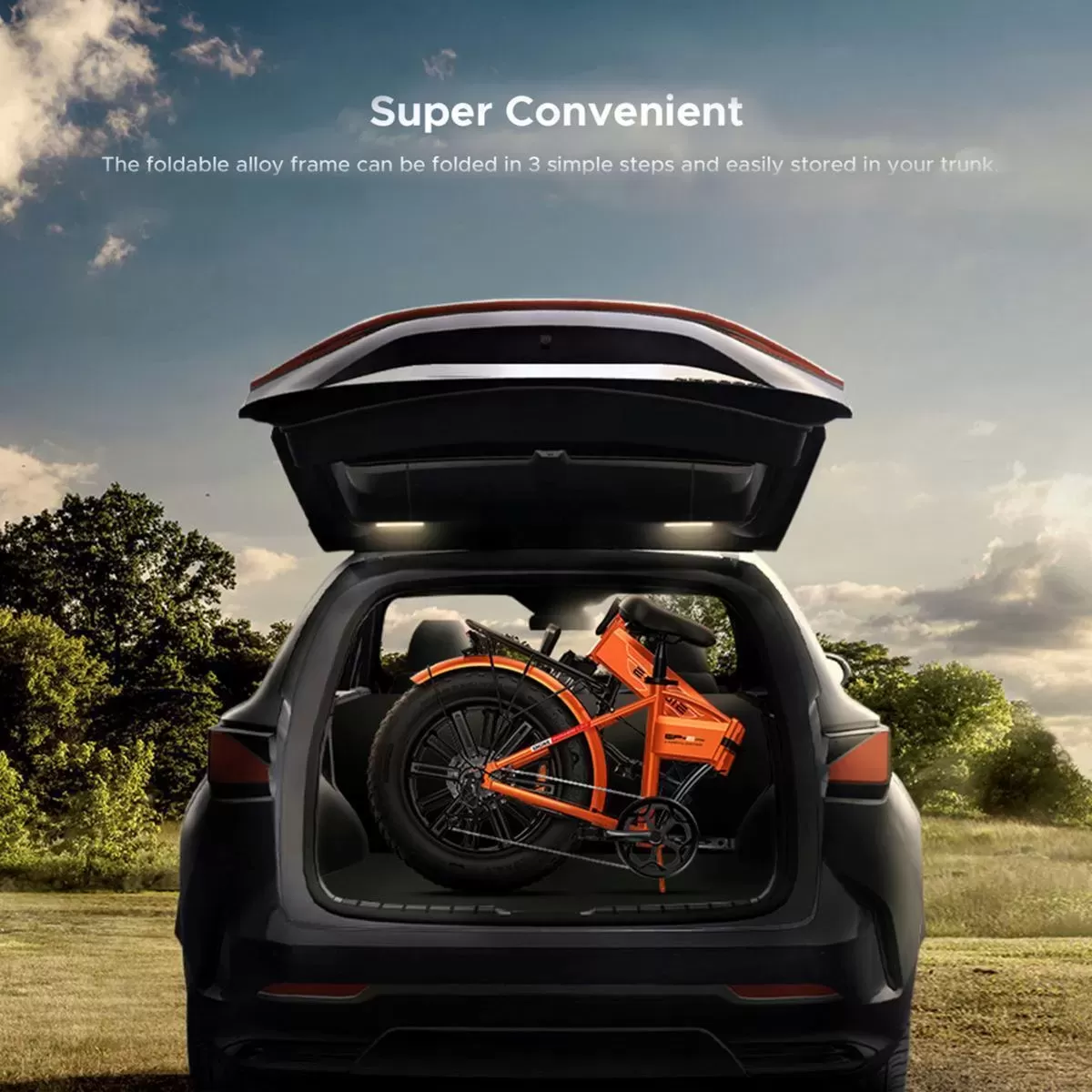 💝HSN-Last Day For Clearance-BUY 2 SAVE 35%!Engwe by Z-Edge 750-Watt Folding E-Bike w/Pedal