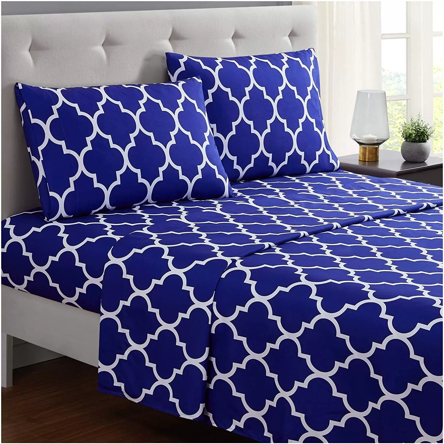 Brushed Microfiber Hypoallergenic 4 pcs Bedsheet Set