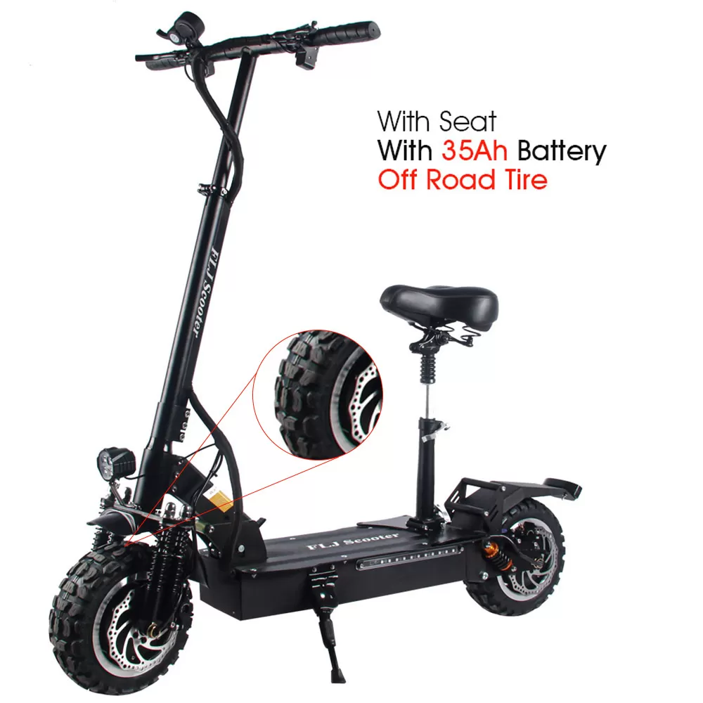 (ð¥Limited Time Sale) T113 11inch 3200W Dual Motor Electric Scooter with 60V 35ah battery Big Power E-Scooter