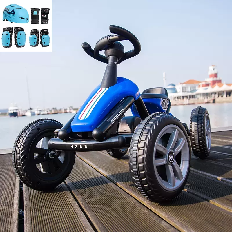 Children's Kart Baby Four-wheel Pedal Bike Children Can Sit Fitness Sports Toys Stroller