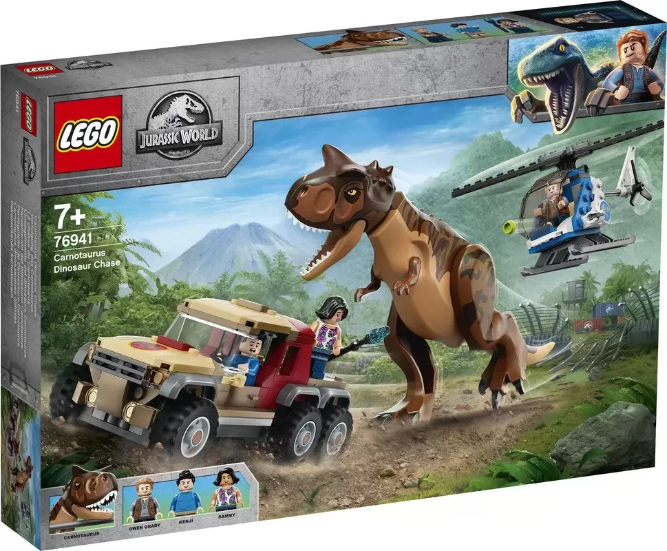 76941 JURASSIC WORLD CARNOTAURUS DINOSAUR CHASE