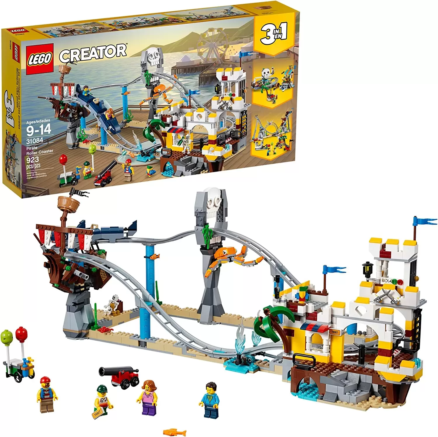 CREATOR PIRATE ROLLER COASTER 31084