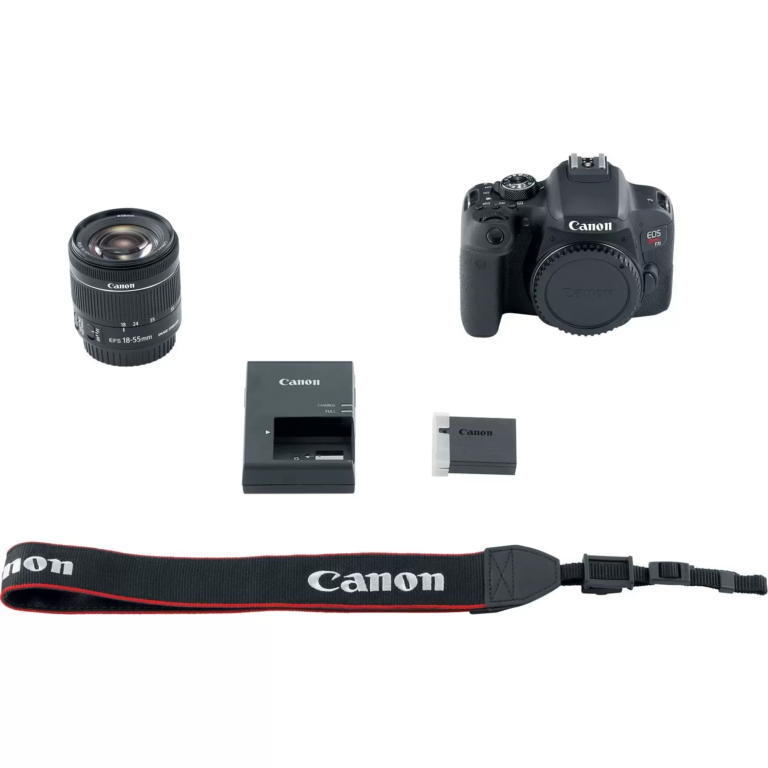 Canon EOS Rebel T7i DSLR Camera with 18-55mm Lens