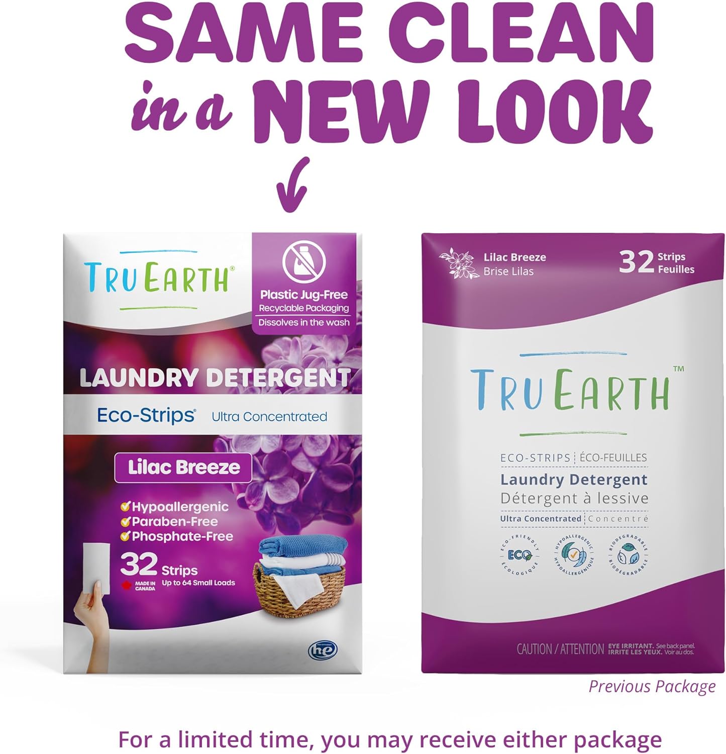 Tru Earth Compact Dry Laundry Detergent Sheets - Up to 128 Loads (64 Sheets) - Paraben-Free, Plastic-Free - Original Eco-Strip Liquidless Laundry Detergent, Travel Laundry Sheets - Fresh Linen