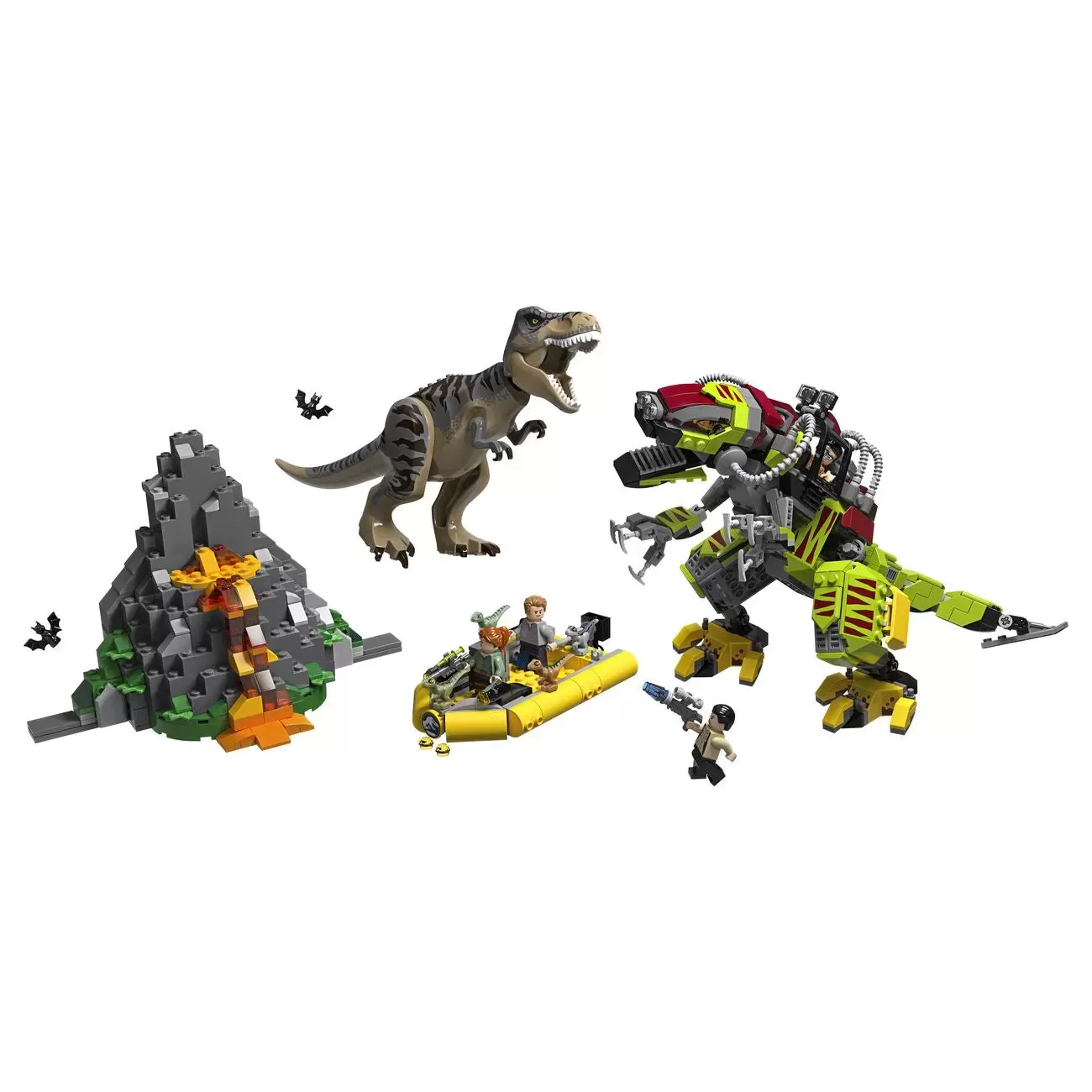 75938 JURASSIC WORLD T REX VS DINO-MECH BATTLE