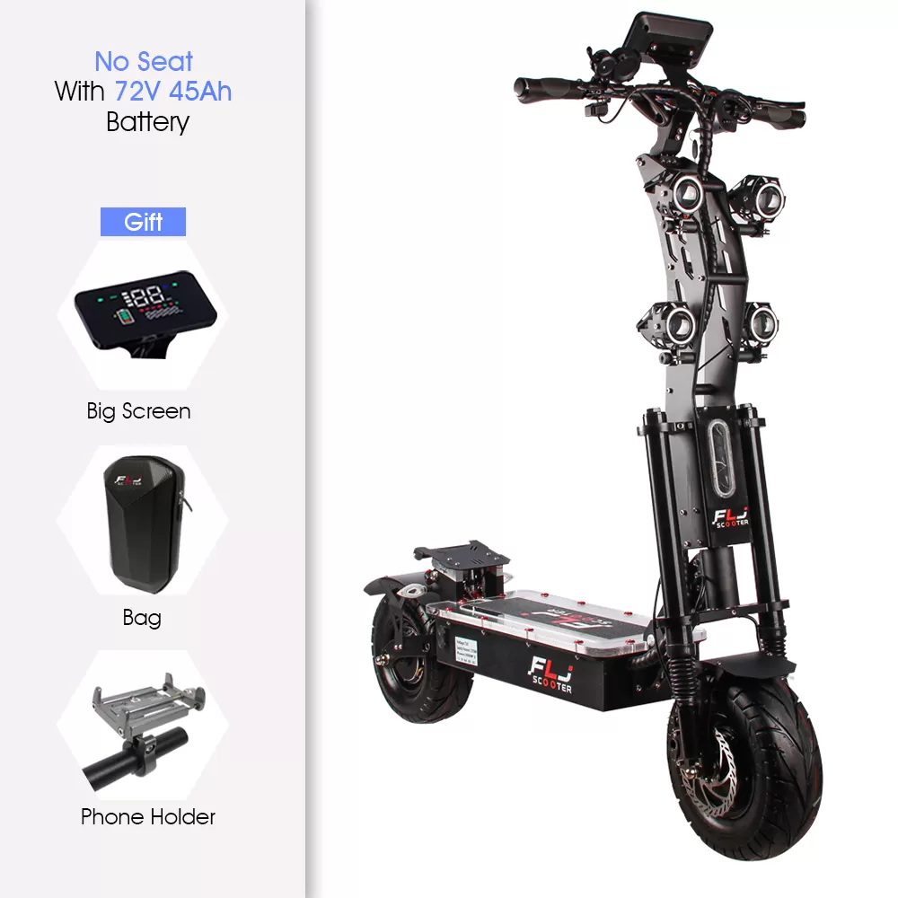 (ð¥Limited Time Sale) Upgraded SK2 72V 8000W 13inch fat wheel best electric Scooter E scooters