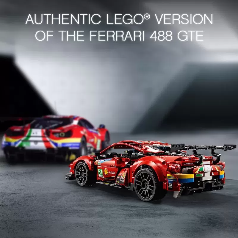 42125 TECHNIC FERRARI 488 GTE - AF CORSE #51