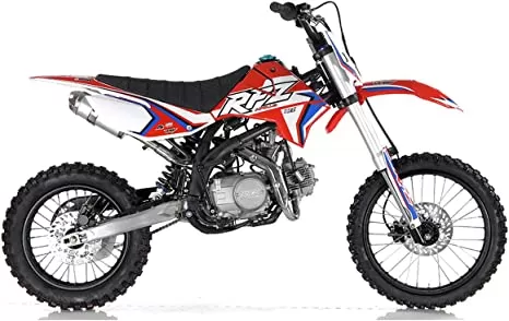 125cc Adult Dirt Bike with 4 Speed Manual Transmission, Dual Stock Frames! Big 17