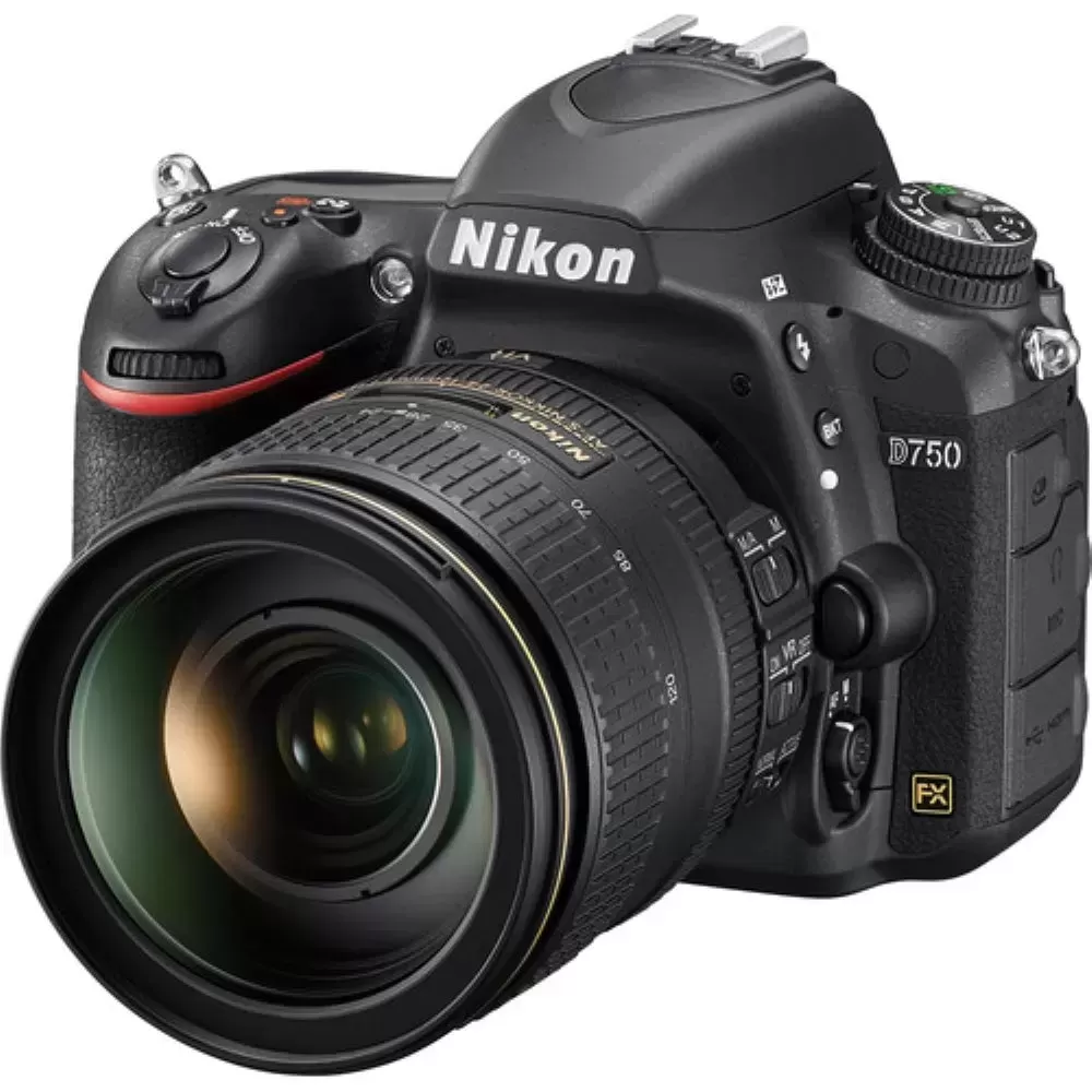 Nikon D750 FX-format Digital SLR Camera w/ 24-120mm f/4G ED VR Auto Focus-S NIKKOR Lens