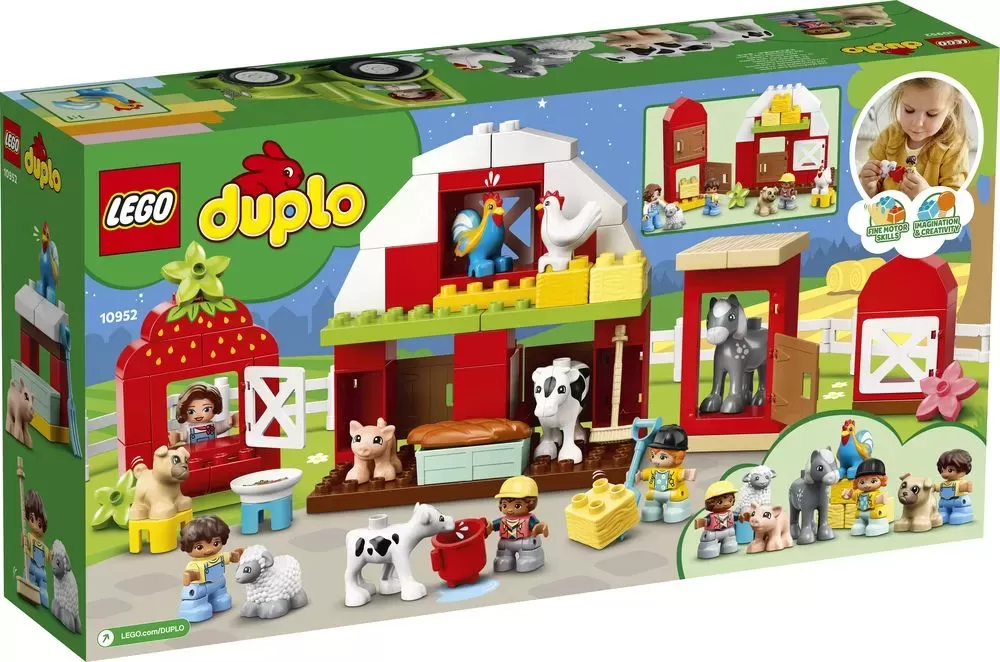 10952 DUPLO BARN & TRACTOR & FARM ANIMAL CARE