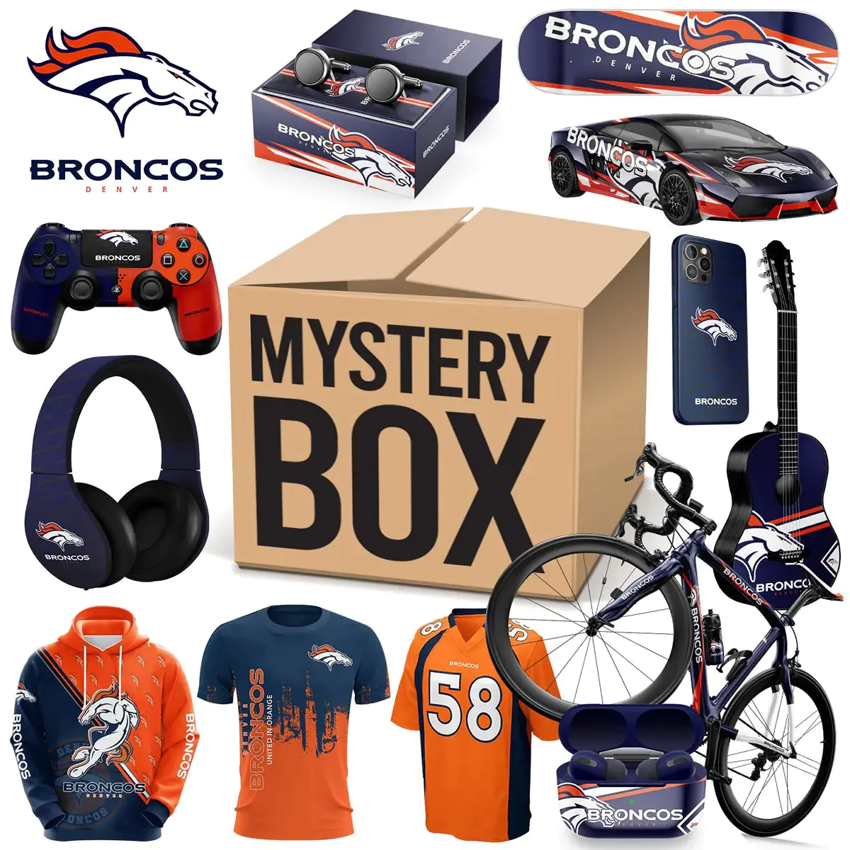 Denver Broncos Fans Box