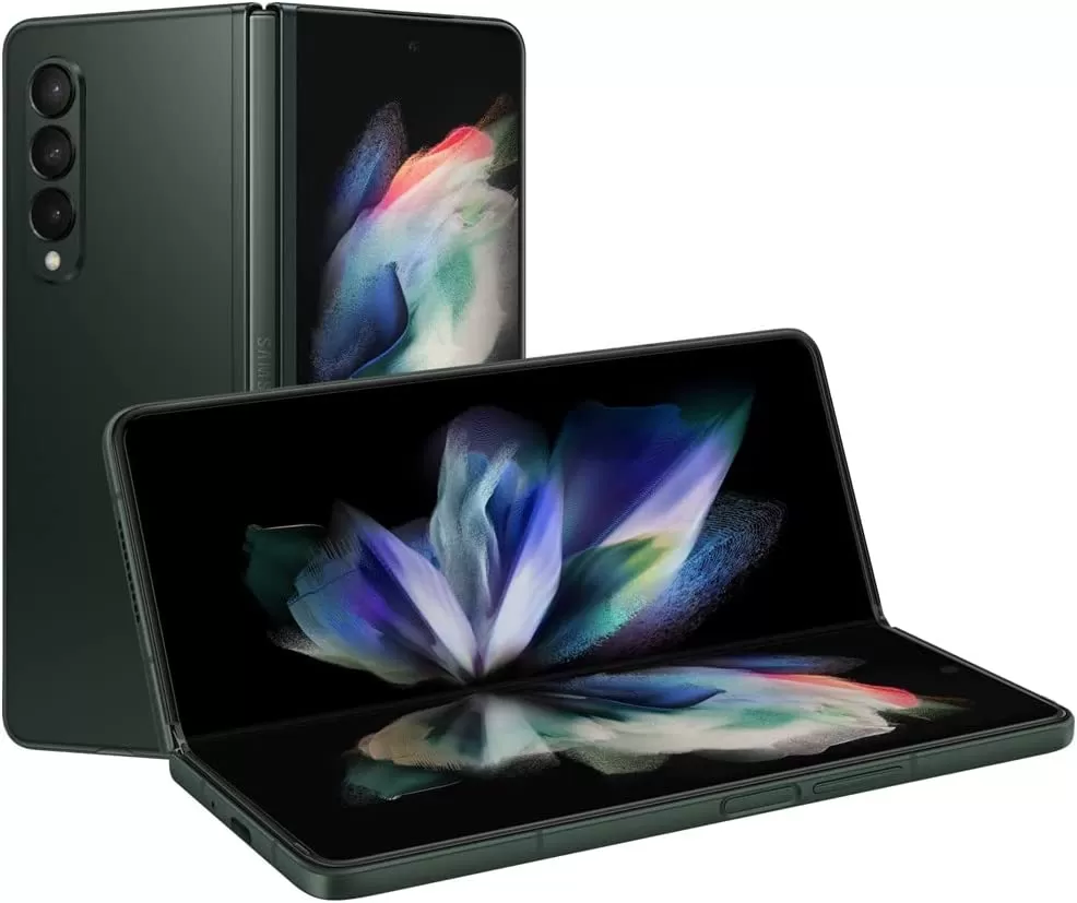 Galaxy Z Fold 3 5G Factory Unlocked Android Cell Phone US Version Smartphone Foldable Dual Screen Under Display Camera 256GB Storage, Phantom Black (Renewed)
