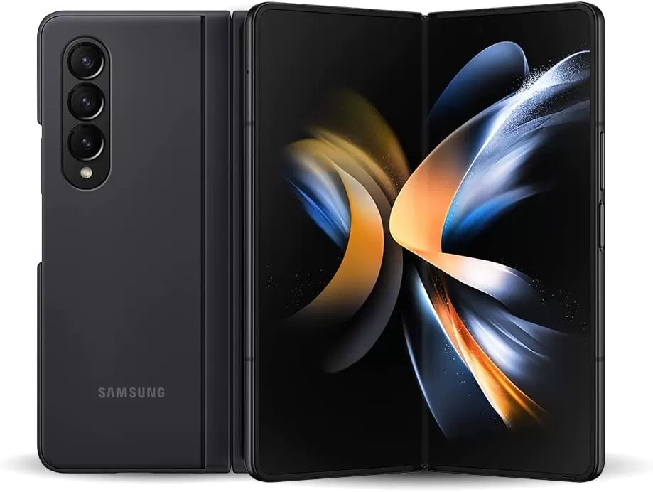 Galaxy Z Fold 4 Cell Phone, Factory Unlocked Android Smartphone, 256GB, Flex Mode, Hands Free Video, Multi Window View, Foldable Display, S Pen Compatible, US Version, 2022, Beige