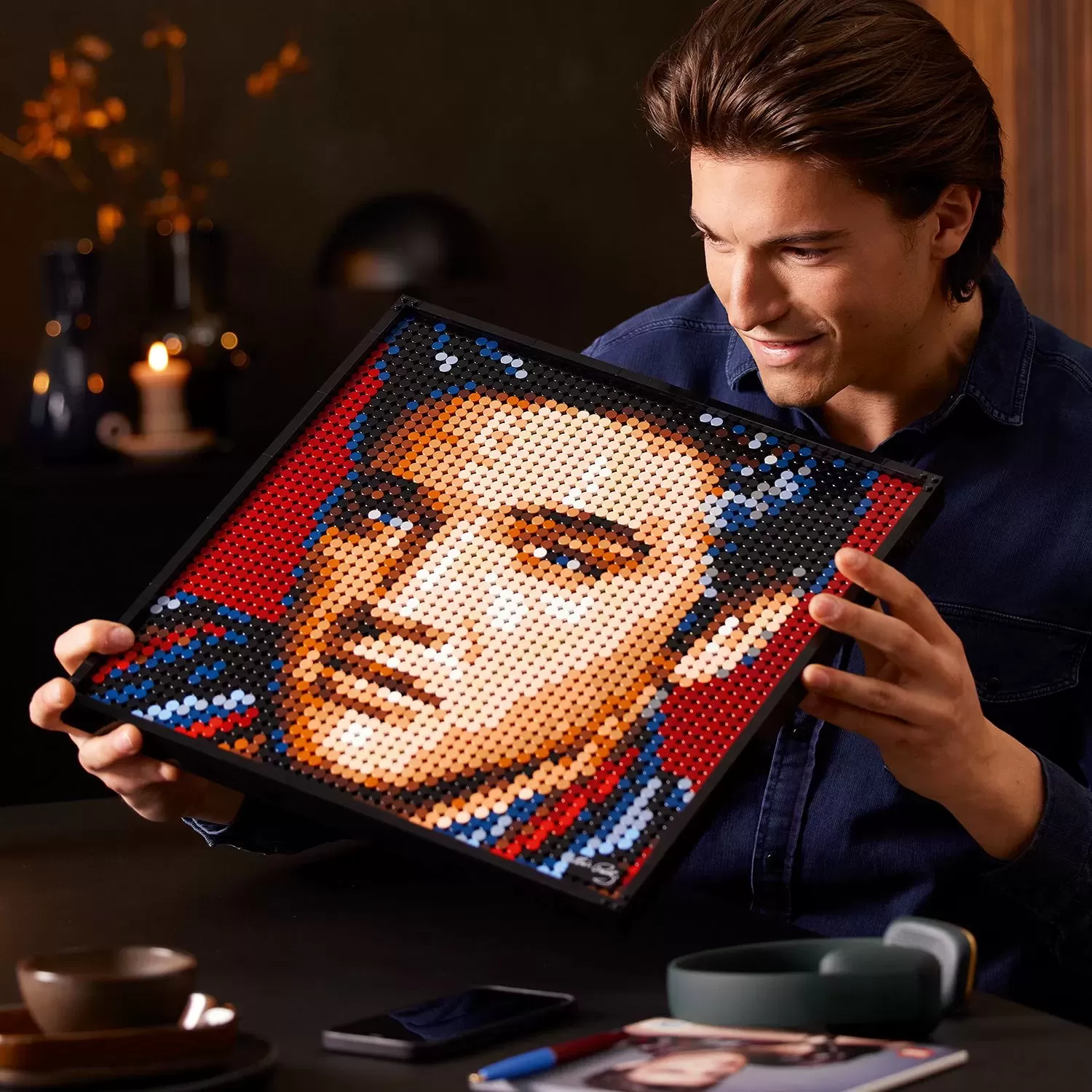 ART ELVIS PRESLEY THE KING 31204 BUILDING KIT