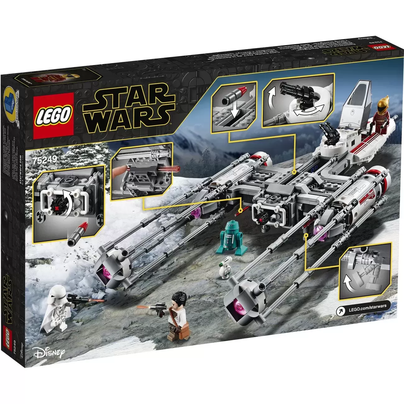 75249 STAR WARS RESISTANCE Y-WING STARFIGHTER