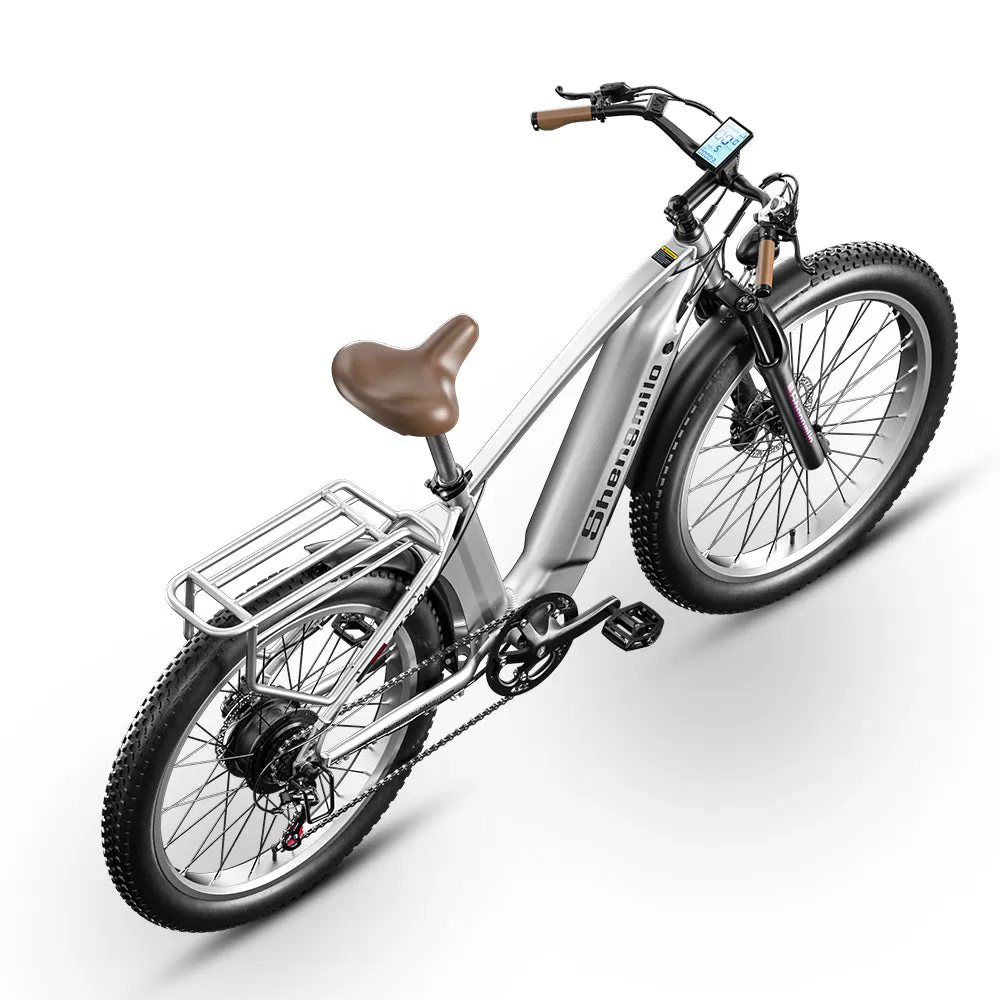 E-Bike MX04 48V 15Ah 500W Motor 26X3.0 fat Tire Retro Mountain Electric Bike