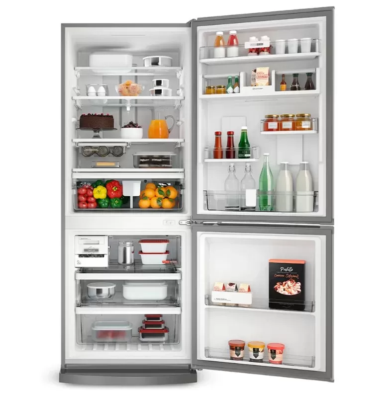 Brastemp BRE57AK Frost Free Refrigerator with Turbo Ice Inverse - 443L