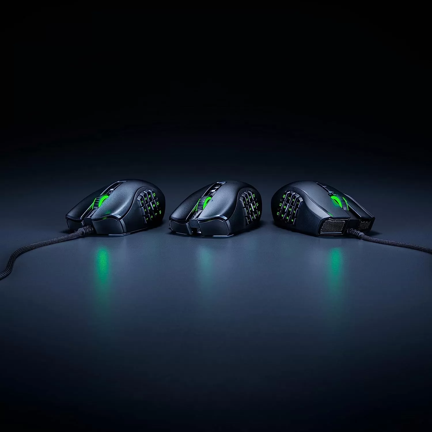 Razer Naga Pro Wireless Gaming Mouse: Interchangeable Side Plate w/ 2, 6, 12 Button Configurations - Focus+ 20K DPI Optical Sensor - Fastest Gaming Mouse Switch - Chroma RGB Lighting