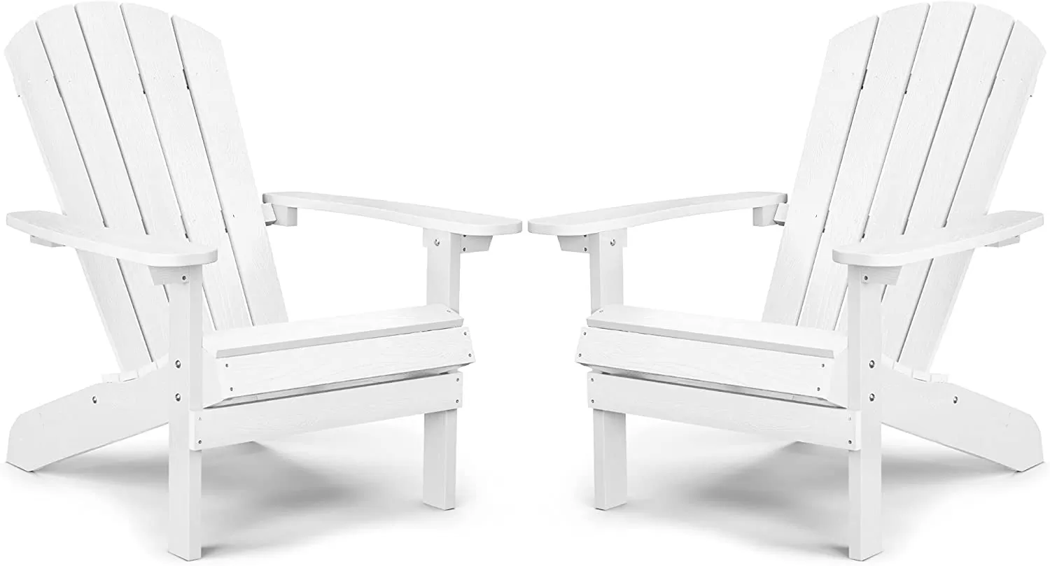 Adirondack Chair ,Patio Chairs 5 Steps Easy Installation,Widely Used in Outdoor, Fire Pit, Deck, Outside, Garden, Campfire Chairs
