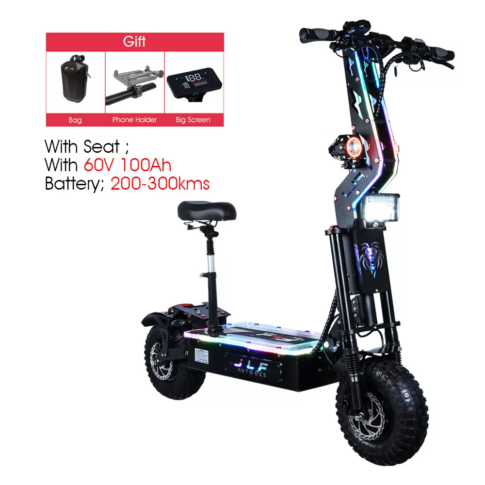 (ð¥Limited Time Sale) E2 14inch 8000W best off road electric scooter with mobility powerful electric scooter