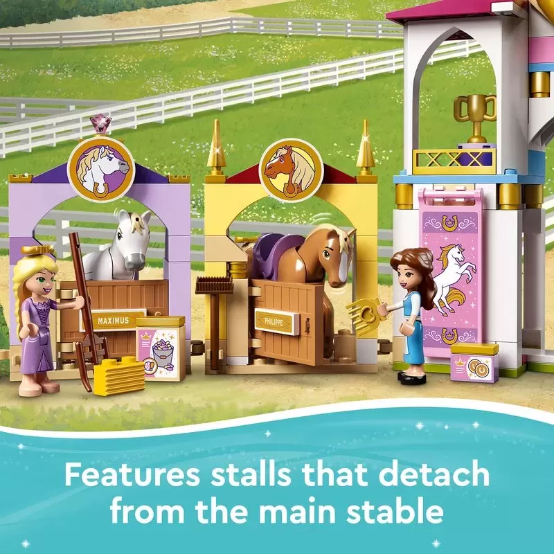 43195 DISNEY PRINCESS BELLE AND RAPUNZELS ROYAL STABLES