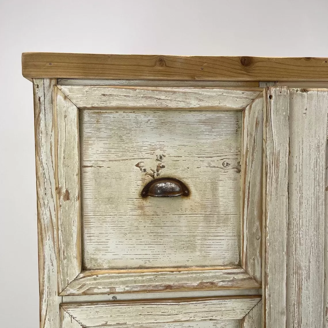 19th Century Eastern Europian Food Cabinet / Antique Storage Cabinet