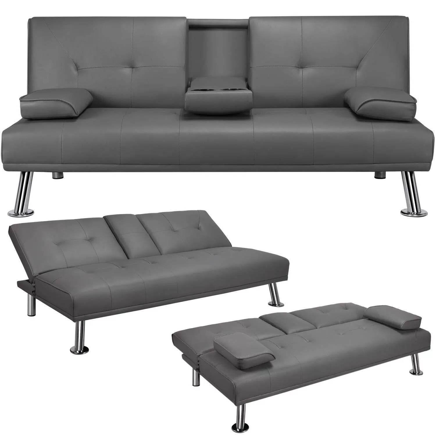 Sofa Bed with Armpad Recliner Couch