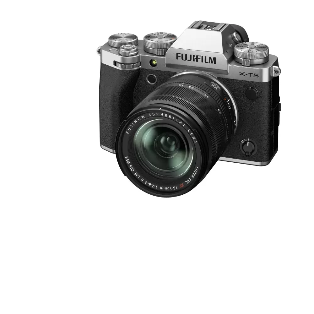 FUJIFILM X-T5 Mirrorless Camera with 18-55mm Lens | Silver