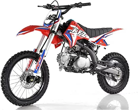 125cc Adult Dirt Bike with 4 Speed Manual Transmission, Dual Stock Frames! Big 17