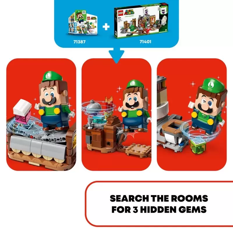 71401 SUPER MARIO LUIGIS MANSION HAUNT-AND-SEEK EXPANSION SET