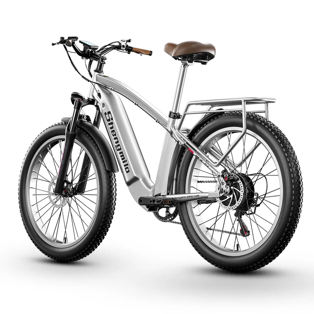E-Bike MX04 48V 15Ah 500W Motor 26X3.0 fat Tire Retro Mountain Electric Bike