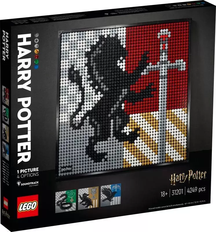 31201 ART HARRY POTTER HOGWARTS CRESTS