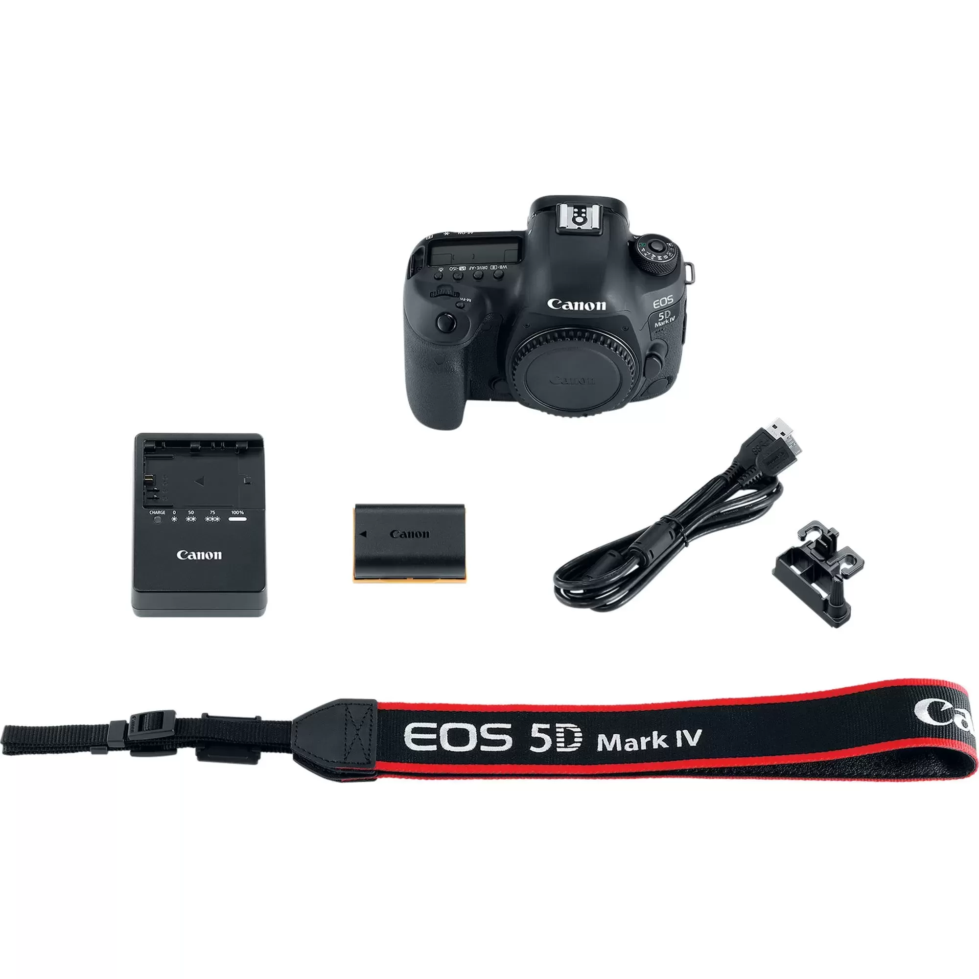 Canon EOS 5D Mark IV DSLR Camera (Body Only) with Striker Deluxe Bundle