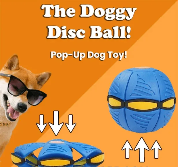 🎅Hot Sale Only $9.99 Now🐶The Doggy Disc Ball - Non-Stop Fun For Your Pets!💞