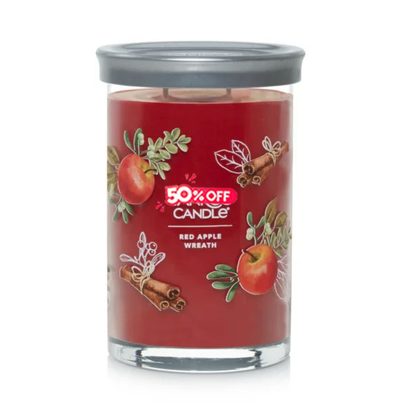 20 oz-Red Apple Wreath