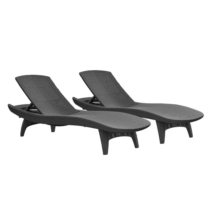 Outdoor Chaise Lounge (Set of 2)