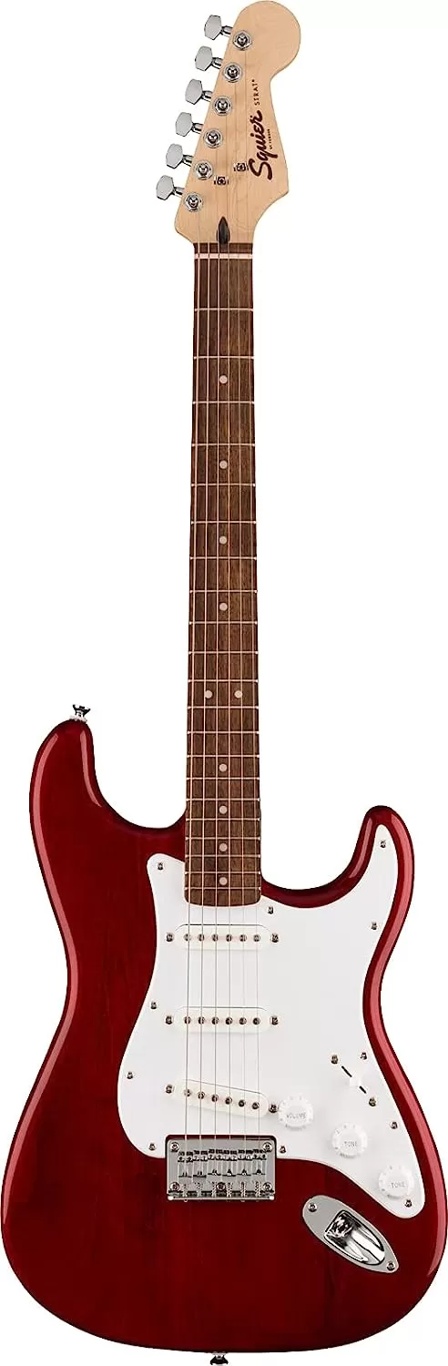 Fender Squier Stratocaster - Sunburst Bundle with Frontman 10G Amp, Gig Bag, Instrument Cable, Tuner, Strap, Picks, Fender Play Online Lessons, Instructional Book, and Austin Bazaar Instructional DVD