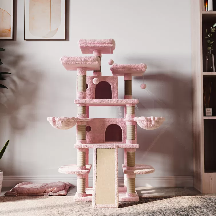 Lima Pet Heavy Duty 68 Inch Multi-Level Cat Tree