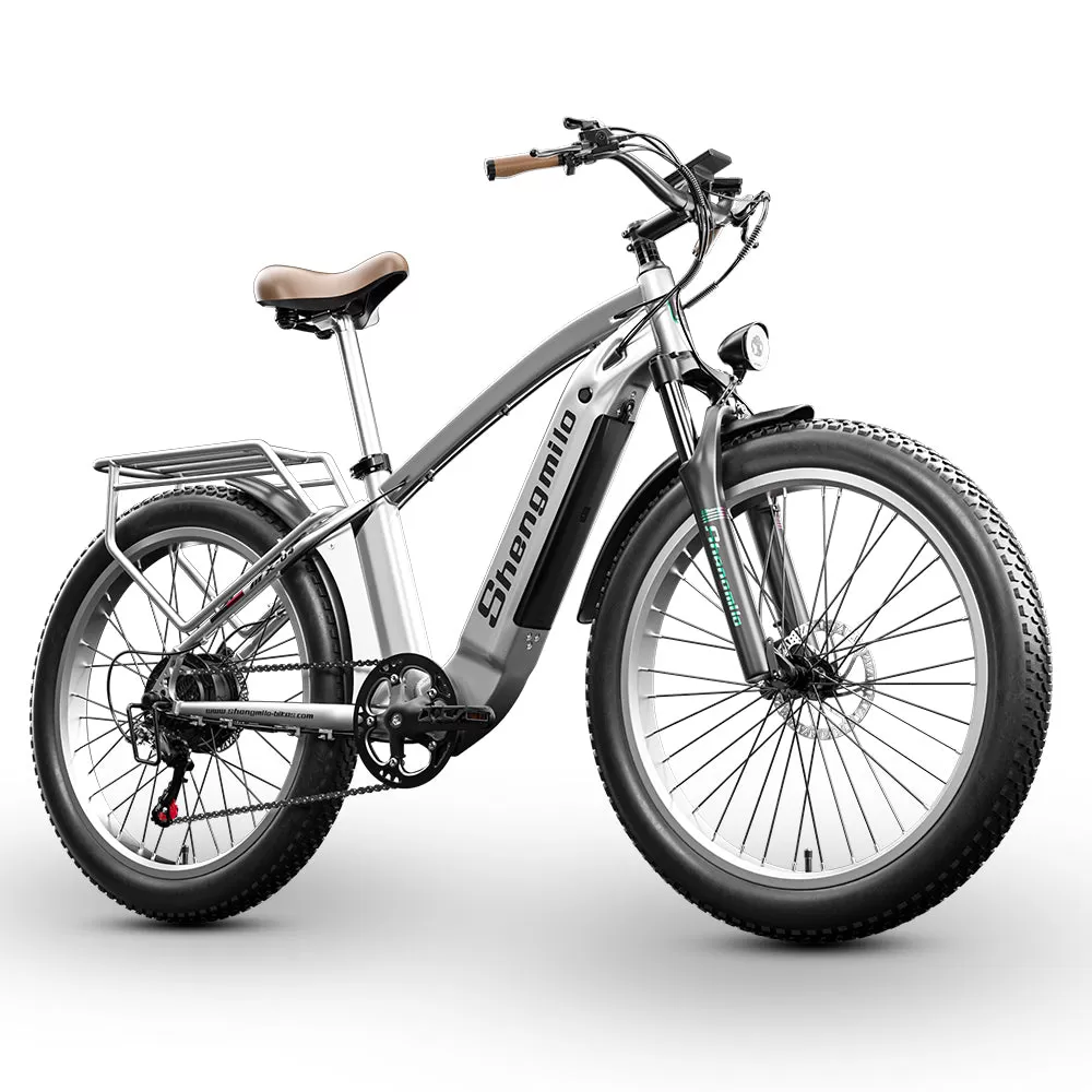 E-Bike MX04 48V 15Ah 500W Motor 26X3.0 fat Tire Retro Mountain Electric Bike