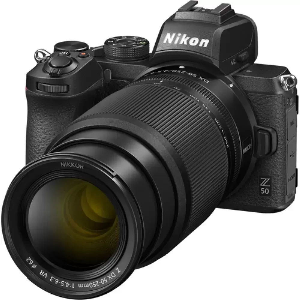 Nikon Z 50 Mirrorless Digital Camera with 16-50mm f/3.5-6.3 VR and 50-250mm f/4.5-6.3 VR Lenses