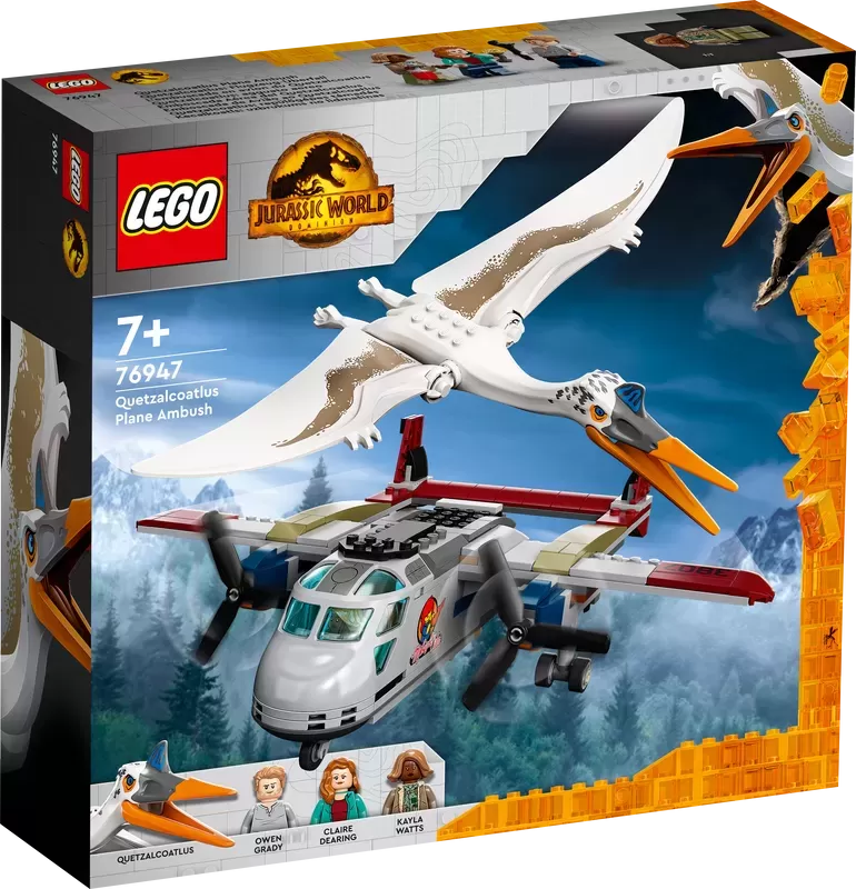 JURASSIC WORLD QUETZALCOATLUS PLANE AMBUSH 76947 BUILDING KIT