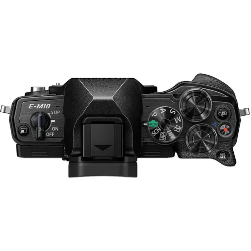 Olympus OM-D E-M10 Mark IV Mirrorless Digital Camera with 14-42mm Lens | Black